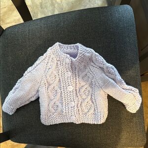 Baby handmade knit sweater